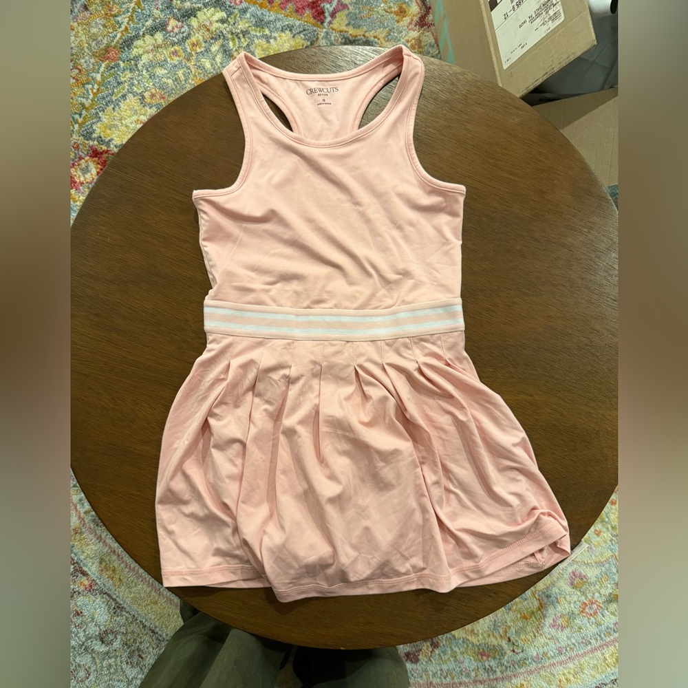 Crewcuts Light Pink Sleeveless/Tennis Dress Size 12 NWT